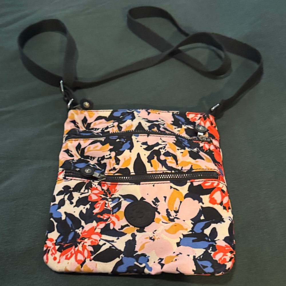 Kipling Multicolor Floral Crossbody Bag